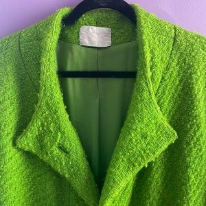 Bright green Vintage swing coat by Lady Fair Fashions